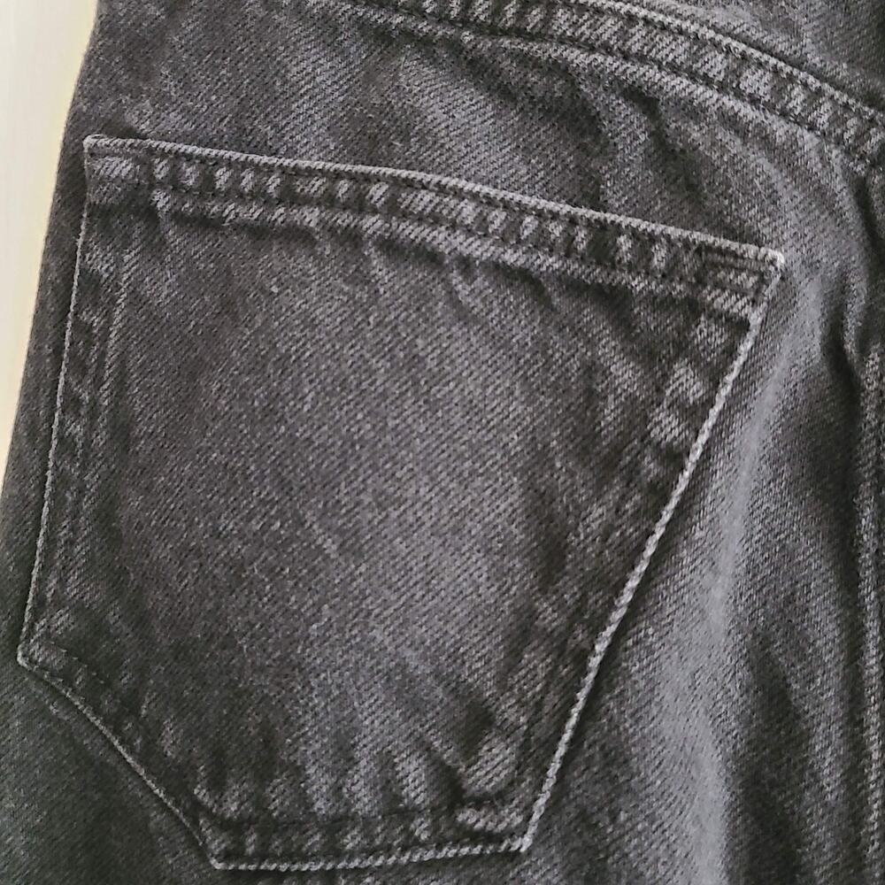 REFORMATION JEANS Black Seattle Wash Button Fly Straight Leg Jeans Women's 25P - Picture 6 of 12